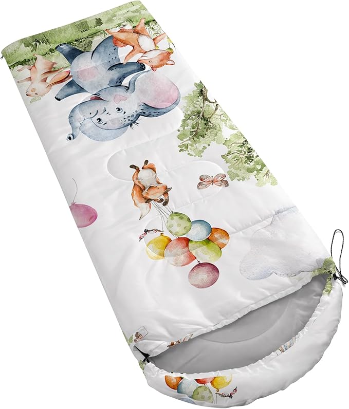 Sleeping Bags for Adults and Kids Camping Sleeping Bags for Girls and Boys Lightweight Waterproof Cold/Warm Sleeping Bag for 3 Season