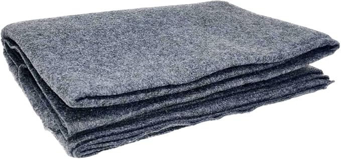 Vakly 2 Pack Emergency Throw Blanket [80’’x40’’] Disposable Fleece Military Cover – for Traveling, Camping, Car, Outdoor Survival, Homeless Shelters & Everyday Use (2, Gray, 40" x 80")
