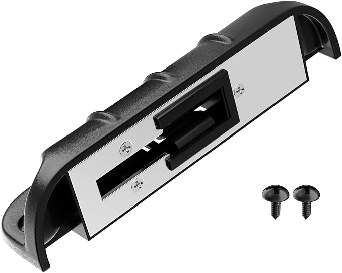 Cooler Handle Latch Replacement Parts 5010005236 Compatible with Co-Leman 54 Qt Steel Belted Coolers, Black Steel-Belted Cooler Latch Accessories (with 2 Screws)