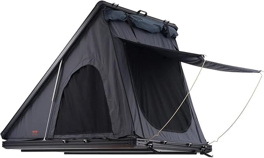 Rooftop Tent Hard Shell, Roof Top Tent for Car SUV Truck Jeep Van Camping, Roof Tents with Telescopic Ladder Thick Mattress & LED Strip Light, 2-3 Person Family Camping Tents