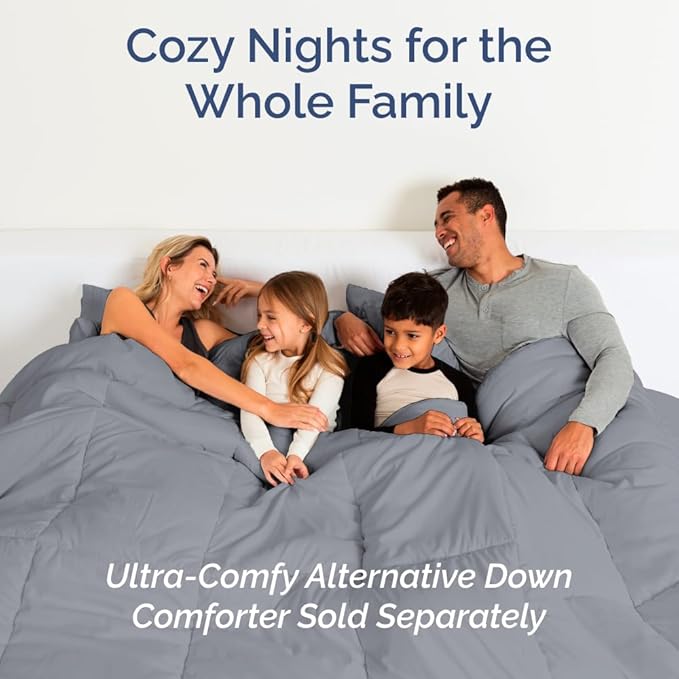 Full XL Bed Sheet - 4 Piece Full XL Bed Sheets Set - Soft, Breathable & Cooling - Hotel Luxury Bedding for Women, Men, Kids, Teens, Boys & Girls - Deep Pockets, Comfy, Fade & Wrinkle Free - Steel Blue