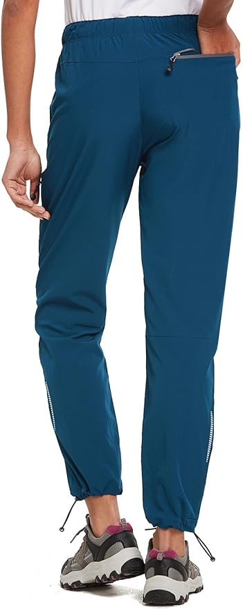 baleaf Women's Hiking Pants Quick Dry Lightweight Water Resistant Elastic Waist Cargo Pants for All Seasons
