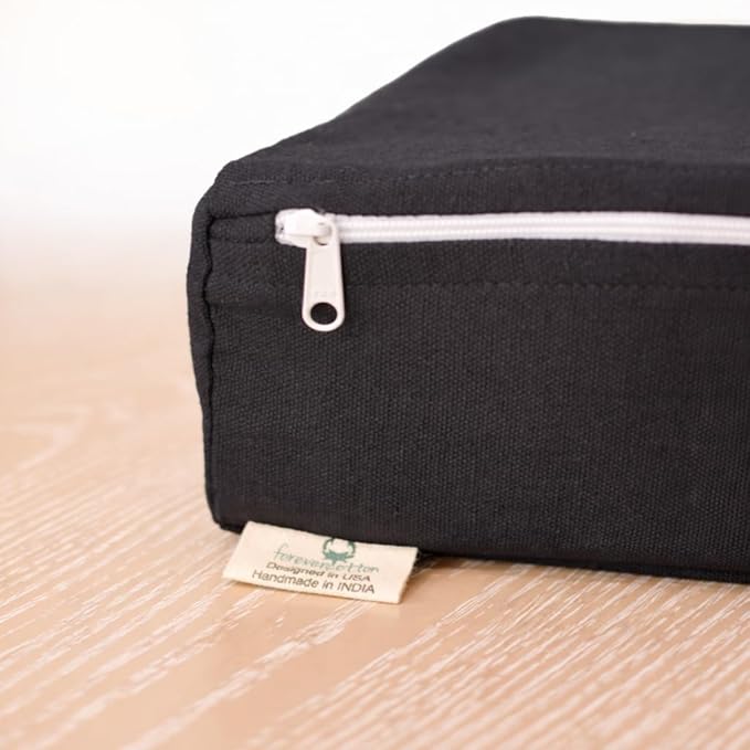 Packing Cubes Bag Pure Canvas Travel Organizers (13"x10"x3") with Durable YKK Zippers for Clothes, Shoes & Luggage Storage (Set of 3 (Medium), Gray)