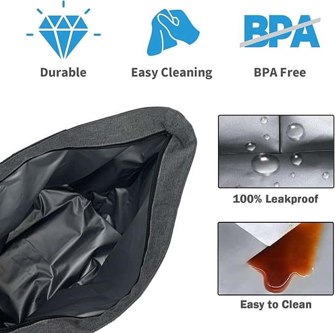 Insulated Cooler Bag, Large Insulated Bag, Reusable Shopping Bags, Leakproof Soft Cooler with BagsBottle Opener, Suitable for Supermarket Shopping, Travel,Beach,Family Picnic,Camping