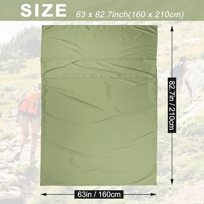 Travel and Camping Sheets Sleeping Bag Liner,Lightweight Travel Sheets for Hotel Portable Hotel Sleeping Bag Sack for Adults,Premium Soft Hotel Sleep Sheet for Traveling Hostels Picnic