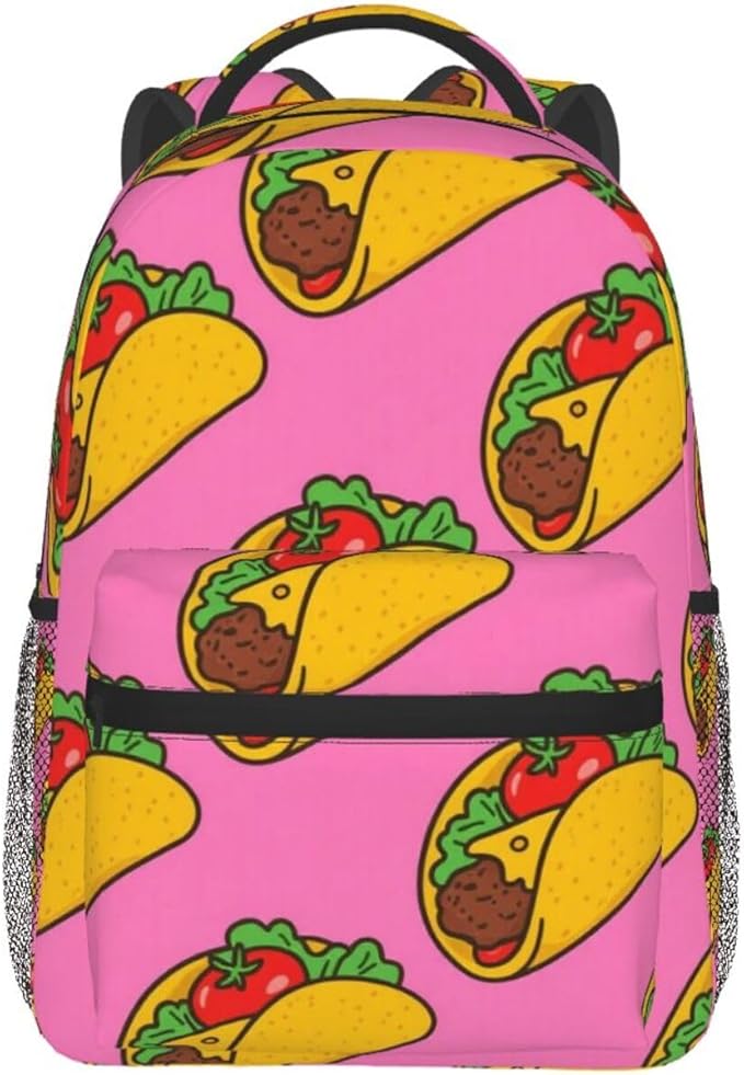 Rucksacks Lightweight Multipurpose Anti-Theft Mexican Taco Shoulder Bag Large Capacity Business Computer Bag With Smooth Zippers