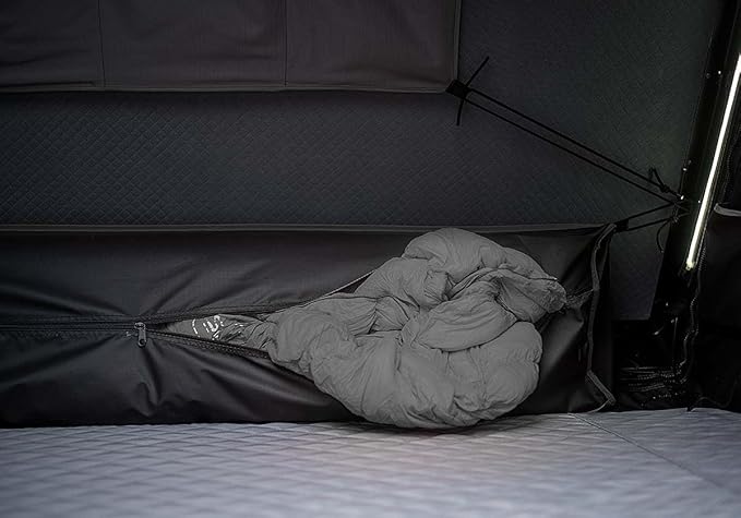 Condor 2 Air Hard-Shell Roof Top Tent for Car Camping and Overlanding, Waterproof, Heavy-Duty Shell with LINE-X, 2-3 Person Tent, Easy Assembly, Air Mattress and Universal Mounting Brackets Included