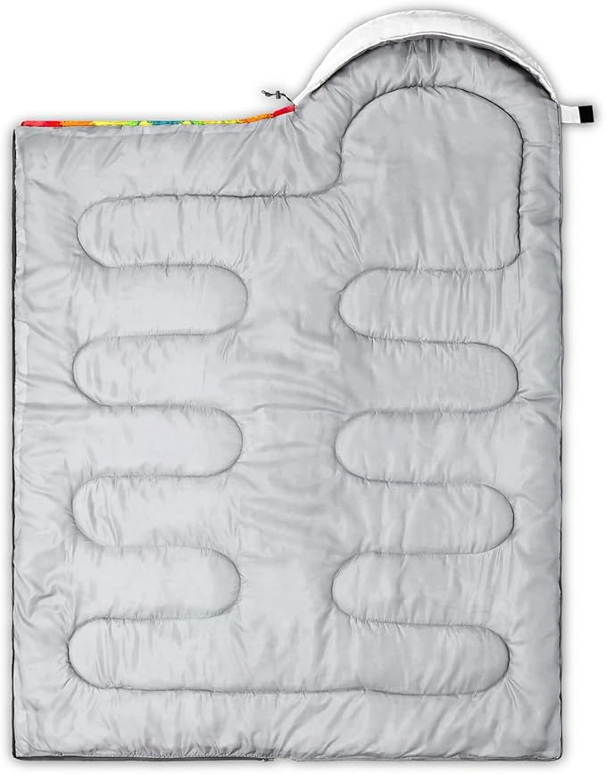 AILONEN Girls Pink Camping Sleeping Bags,Lightweight & Waterproof,3 Season Warm & Cool Weather,Cute Bow Duck Print Sleeping Bags for Kids,Girls,Adults Travelling,Outdoors