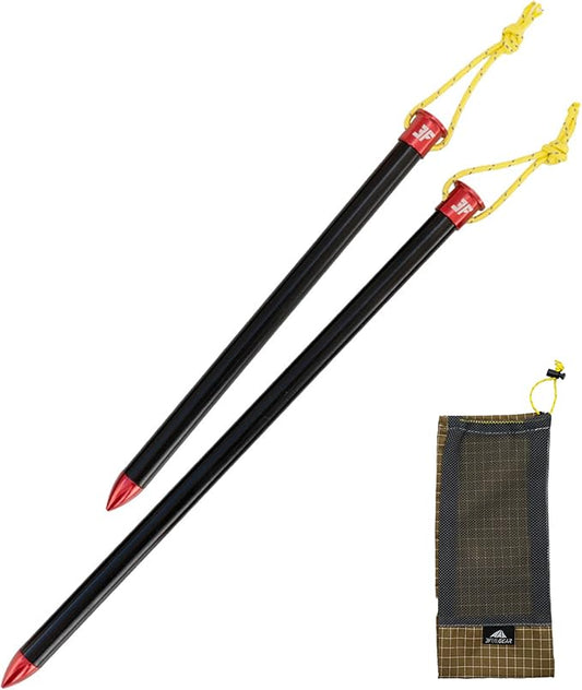 3F UL Gear 6/10PCS Lightweight Camping Tent Stakes, 5.9/7.8'' Hollow Aluminum Alloy Tent Pegs Ground Stakes, Essential Camping Accessories for Camping, Garden, Hiking (15cm-10pcs)