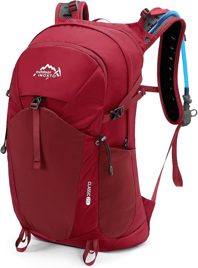 IX INOXTO Hiking Hydration Backpack with 3l Water Bladder for Women and Men 25L Water Backpack for Hiking, Cycling, Climbing, Camping