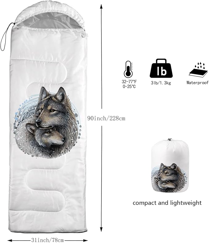 AILONEN Boys Sleeping Bag for Camping,Nautical Anchor,Lightweight & Waterproof,3 Season Warm & Cool Weather,Navy Blue Sleeping Bags for Kids Men Travelling,Outdoors