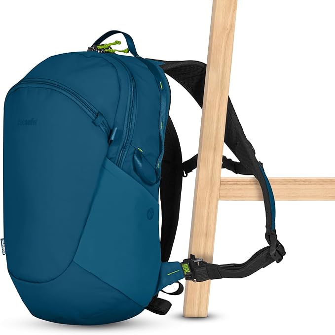 Pacsafe ECO 18L Anti Theft Backpack, Tidal Teal