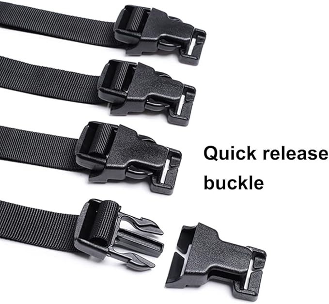 MiOYOOW 4PCS Tactical Molle Straps, Portable Molle Backpack Straps Accessories for Outdoor Camping Hiking Mountaineering