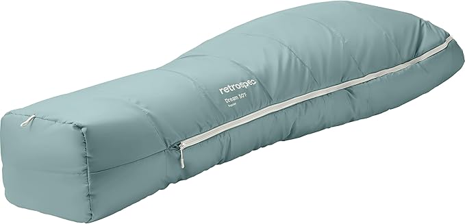 Retrospec Dream Mummy Sleeping Bag - 30°F Camping & Travel Essential Gear with Water - Resistant Shell & Synthetic Fill - Zippered Pocket & Stuff Sack