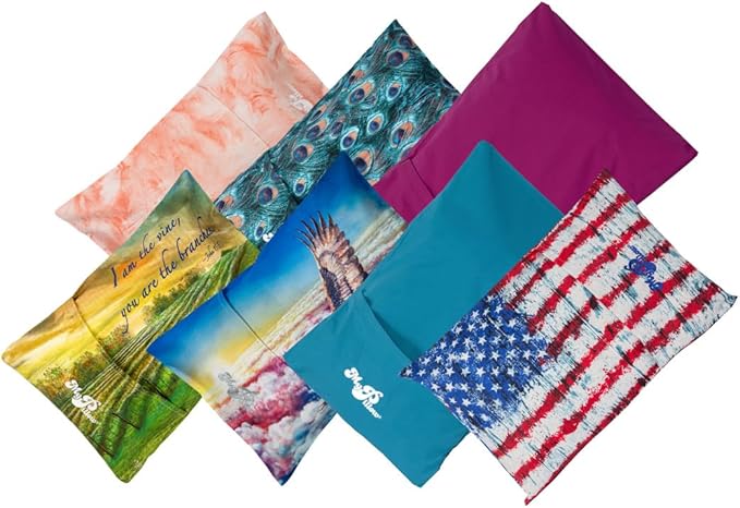 MyPillow Multi-Use Travel Pillow Compact Pillow for On-The-Go Comfort and Sleeping, Portable, Compact, Washable Pillow for Adult and Kids Neck Support [Land of The Free]