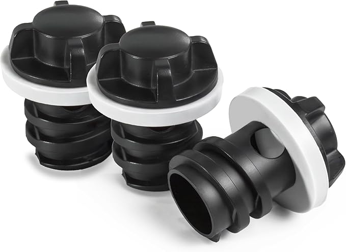 Cooler Plug Replacement for YETI, (2+1) Pack Cooler Drain Plug Compatible with YETI & RTIC Coolers, Leak-Proof Plug Replacement for YETI Tundra, RTIC Coolers, Cooler Part