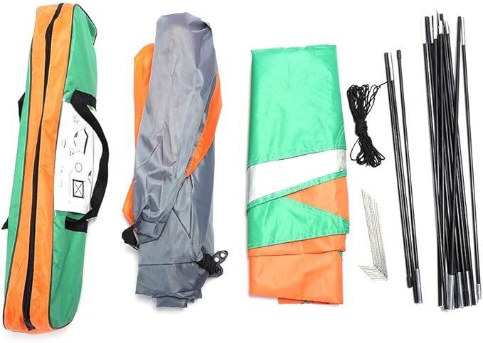 Ochine 1/2/4 Person Camping Tent Family Tents Pops Up Tent Waterproof Windproof Easy Setup Tent Lightweight Dome Tent for Outdoor Camp, Backpacking, Hiking, etc (Ship from USA)