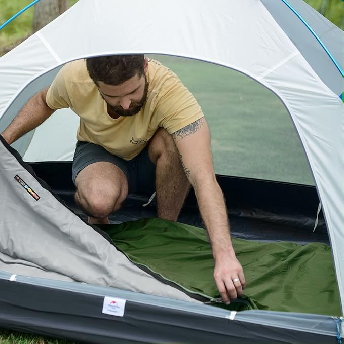 Naturehike Lightweight Compact Sleeping Bag, 59℉/32℉ Envelope Ultralight Backpacking Sleeping Bag Portable, Waterproof with Compression Sack for Cold&Warm, Camping, Traveling, Hiking