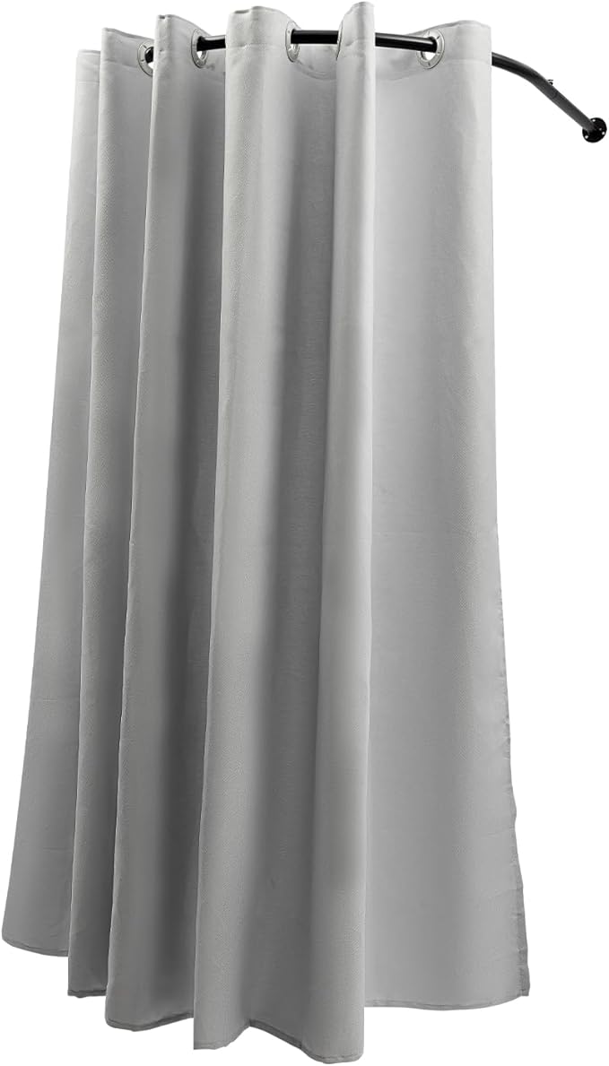 Clothing Store Fitting Room, Clothing Store Dressing Room, U-Dressing Room Privacy Protection Changing Room Divider, Dressing Room Fitting Room for Boutique, Curtain Room Divider (U-Shaped-Grey)