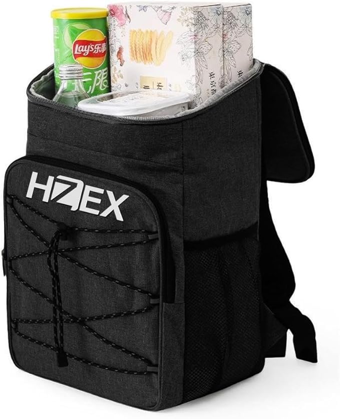 25L Insulated Cooler Backpack – Leak Proof Travel Back Pack Cooler for Hiking, Camping, Beach, Picnic & Outdoor Adventures – Large Capacity Soft Cooler Bag for Men & Women, Keep Food - Drink Cold