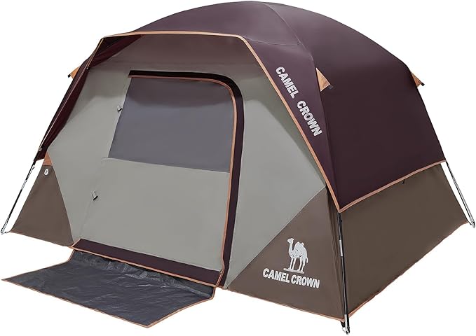 CAMEL CROWN Tents for Camping 4/6 Person Tent Waterproof Easy Setup Backpacking Tents