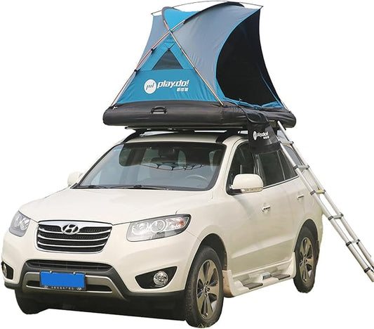 2 Person Inflatable Car Roof Top Tent with Pump,4 Season Waterproof and Sun Resitant Camping Dome Camping Tents for SUV, Truck and Universal Car Tent,Easy Setup