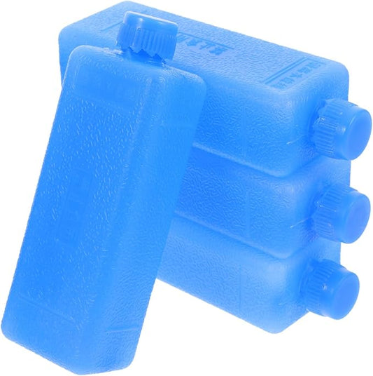 Homoyoyo 8Pcs Ice Crystal Boxes Reusable Freezer Packs for Coolers Lunch Boxes Camping Fishing and Air Conditioner Fans Cooler Ice Blocks for Efficient Cooling 4.52X1.57X1.18In