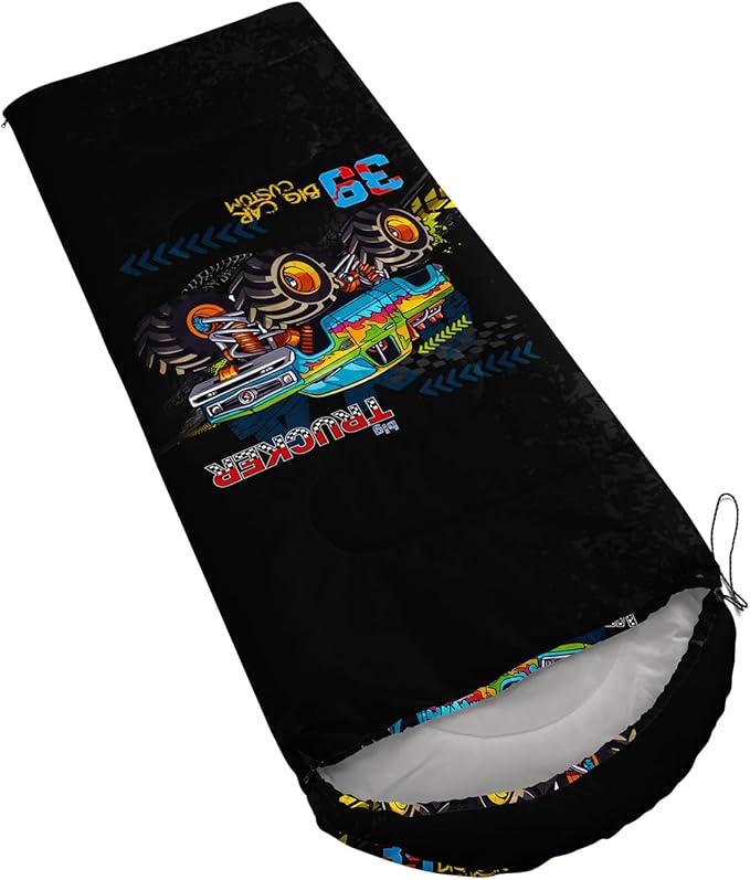 Sleeping Bags for Adults and Kids Camping Sleeping Bags for Girls and Boys Lightweight Waterproof Cold/Warm Sleeping Bag for 3 Season