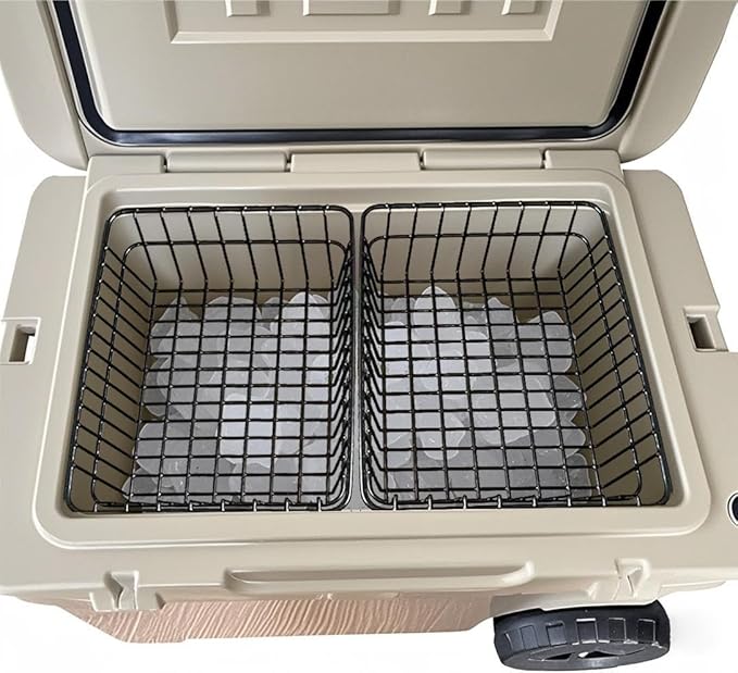 2 Pack Cooler Basket for Yeti Tundra Haul,Stays Food Chilled and Dry, Compatible with Other Cooler Accessories Cooler Locks, Dividers, Ice etc