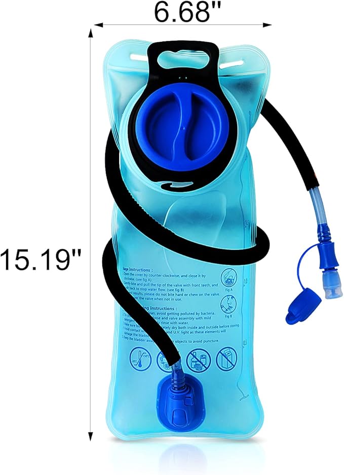 Hydration Backpack Pack, Water Backpack 20L Capacities Included 2L Hydration Bladder, Festival Essential - Rave Hydration Pack Hydropack Hydro for Hiking, Festival Gear