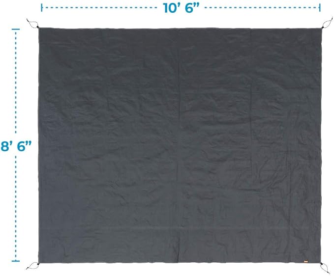 CORE Blackout 6 Person Instant Cabin Tent with Footprint and Tent Kit