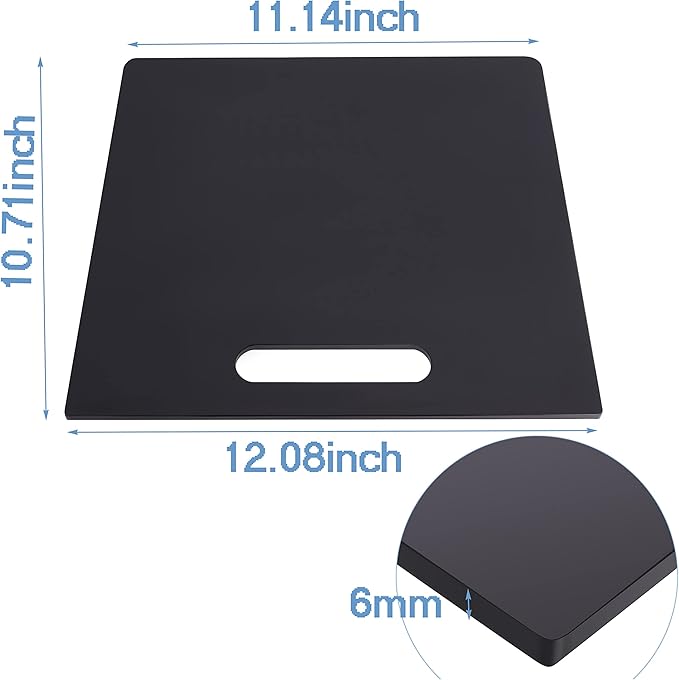 Cooler Divider Cutting Board -Size 65 Compatible with Yeti Tundra 65 Quart Models Cooler Accessories,Black