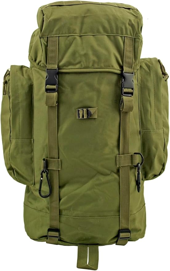 Generic Wilderness Essentials XL Tactical Backpack 66.8L Hunting, Camping, Hiking, Military, Assualt, Bug Out Military Green Molle Adventure Daypack, Large