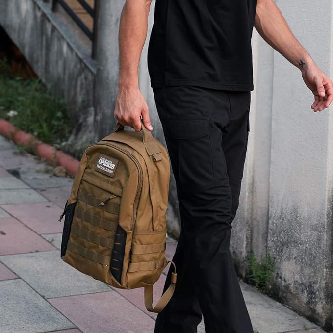 EXCELLENT ELITE SPANKER Military Tactical Backpack 18L Molle Backpacks Army Assault Survival Rucksack Pack (GRY)