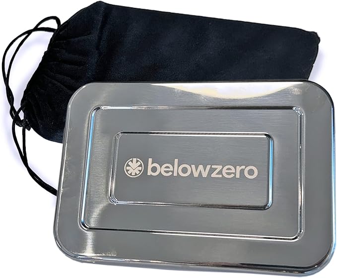 Below Zero Deluxe Stainless Steel Cooling Pack - Durable Ice Pack Lasts 48 Hours, Ice Pack for Bento, Lunch Bags, Coolers, Picnics, Camping, Beachgoers, Sporting Events - Longest Lasting