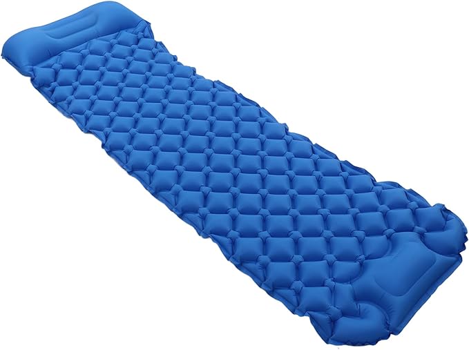 Topyond Inflatable Sleeping Mat, Camping Sleeping Pad Ultralight Inflatable Sleeping Mat with Built in Pump Backpacking Camping Air Mattress for Camping