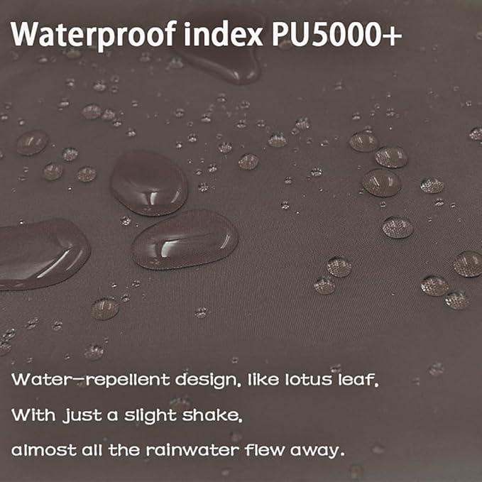 13.5x13.5 ft Tent Footprint Waterproof Camping Tarp Ultralight Mat Under Tent Moisture-Proof Ground Sheet Mat(Brown)