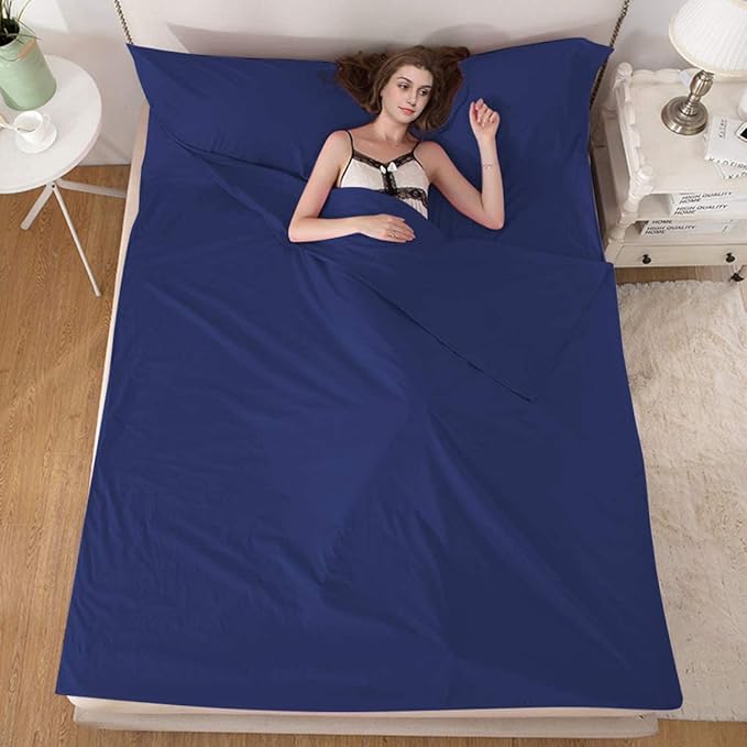 Sleeping Bag Liner Camping Travel Home Bed Sheet Lightweight Breathable Hotel Compact Sacks