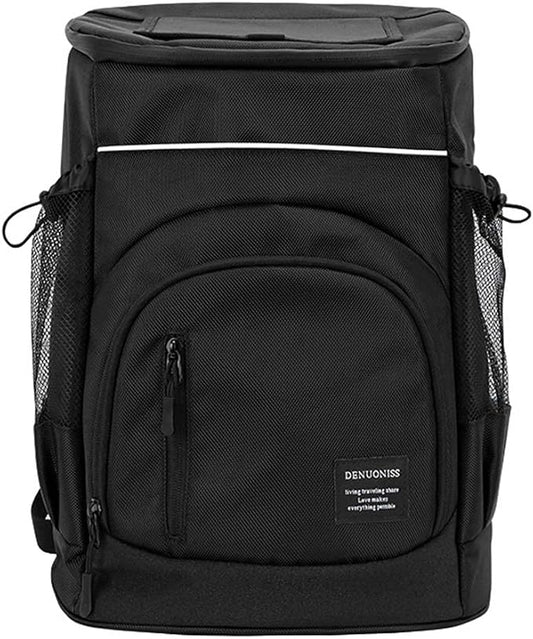 SCOSAO Cooler Backpack 36 Cans, Leak-Proof Insulated Backpack 30L Large Capacity, Double Deck Cooler Bag Up to 12 Hours,Soft Lightweight Lunch Backpack for Men Women Work Beach Camping Picnic