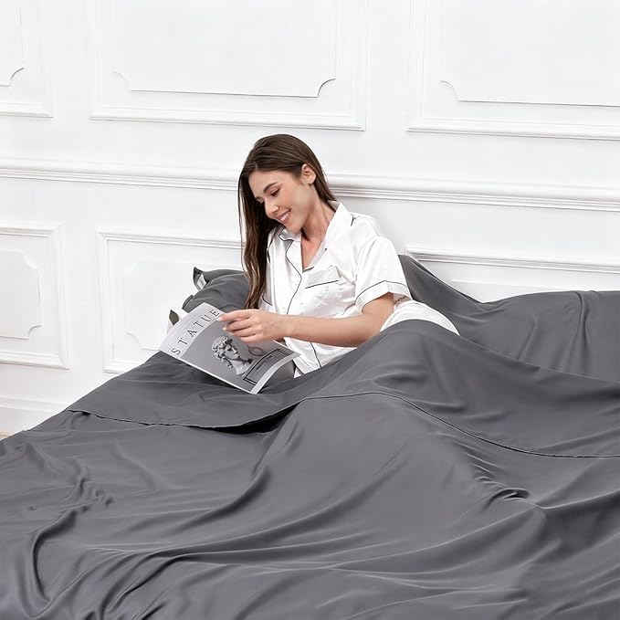 Sleeping Bag Liner Lightweight Compact Sleeping Bag Sack Portable Clean Travel Sheet Camping Sleep Sheet for Backpacking Hotel Hiking