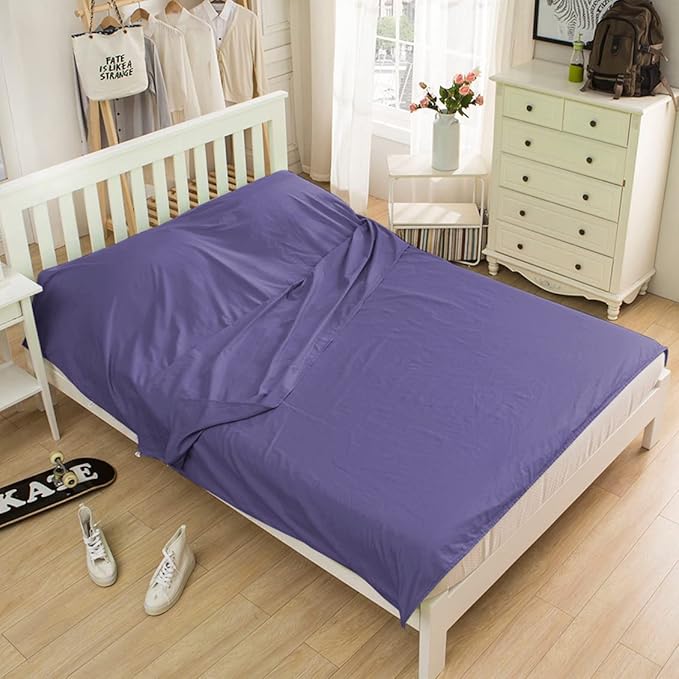 Sleeping Bag Liner Camping Travel Home Bed Sheet Lightweight Breathable Hotel Compact Sacks