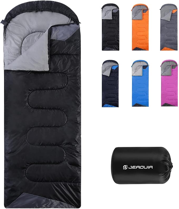 Sleeping Bags for Adults Cold Weather - 20 Degree Big&Tall Size Backpacking Lightweight Waterproof for Girls Boys Mens Teen Women for Camping Hiking Outdoor Travel Hunting with Compression Bags