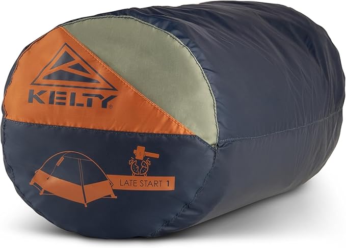 Kelty Late Start Backpacking Tent – Lightweight Two Man Camping Tent Shelter with Quickcorners, Aluminum Poles, Waterproof Poly Fly, Updated for 2024 | Camping Tent Shelter, Quickcorners, Aluminum Poles, Waterproof Poly Fly, Updated for 2024