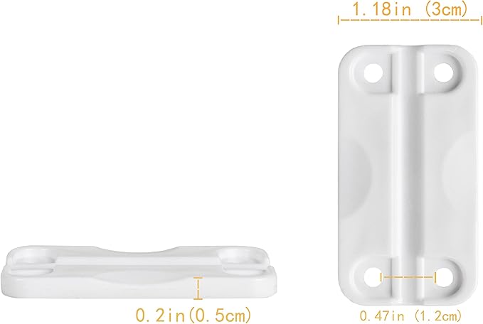 LBB-Parts Cooler Hinges for Igloo Ice Chest, Cooler Replacement Hinge Parts,Set of 3