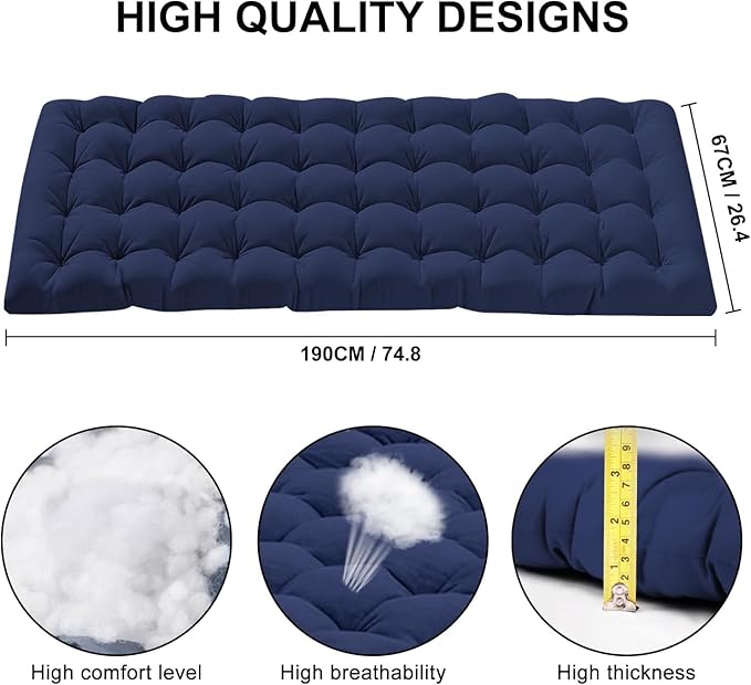 Camping Cot, 450LBS(Max Load), Portable Folding Outdoor Bed with Carry Bag for Adults Kids, Heavy Duty Cot for Traveling Gear Supplier, Office Nap, Beach Vocation and Home Lounging (Blue)
