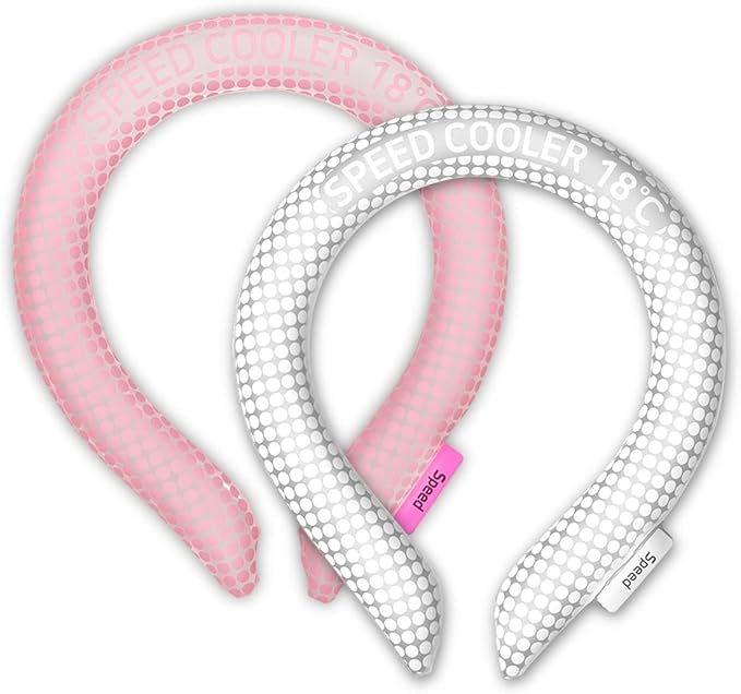 SpeedUSA Insta Speed Neck Coolers (2-Pack) (PinkDot & WhiteDot)