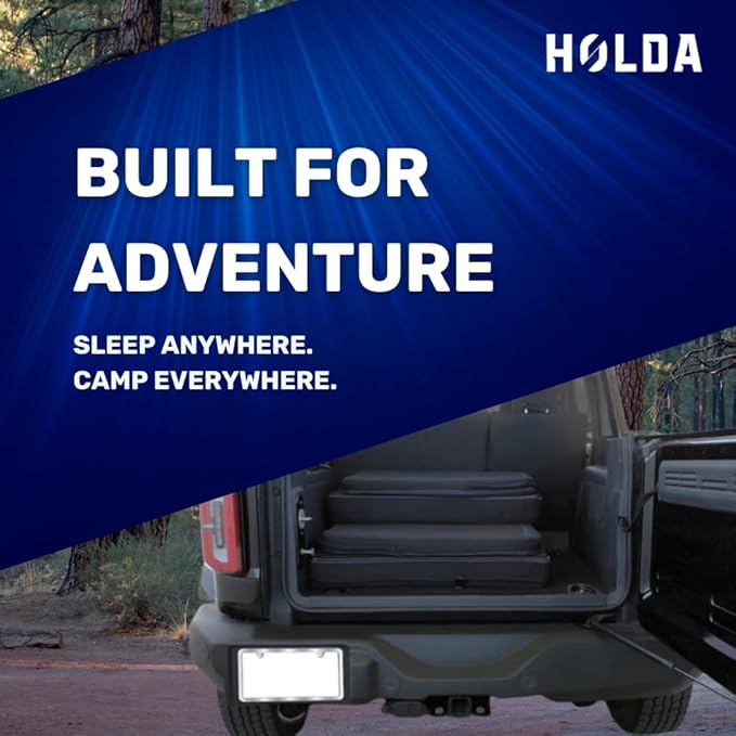 Holda Custom Fit Neoprene Mattress Compatible with Ford Bronco Sport (2021-2026) – 2-Piece Set, Water Resistant, Durable, Easy Install, Camping & Overlanding Comfort