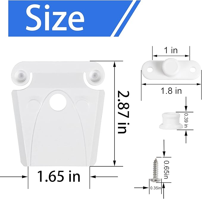 Cooler Latch Posts and Screws,Replacement Cooler High Strength Latch,Plastic Latchs Set,Set of 2