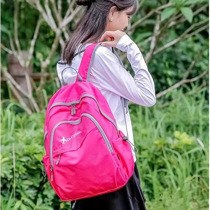 Geboldil Men's and women's lightweight foldable hiking travel backpack, waterproof camping backpack