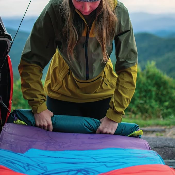 ust fillmatic self Inflating Sleeping pad with Foam Mattress, Reversible Inflation/deflation Valve and Carry Bag for Tent, Truck, Backyard Camping and Outdoors